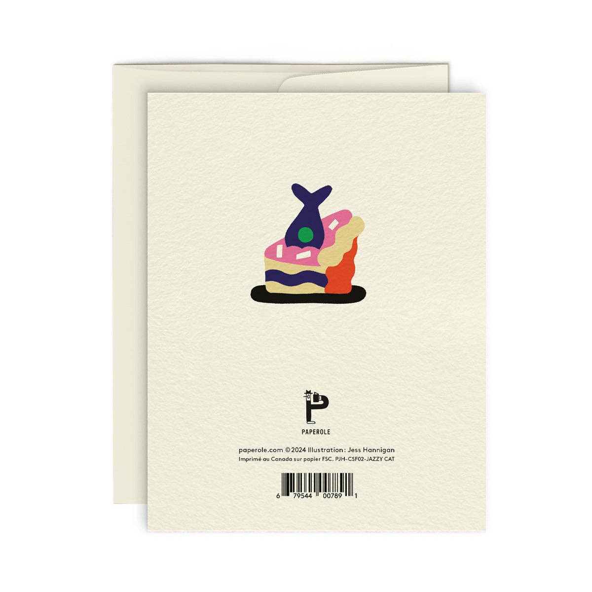 Paperole - JAZZY CAT Greeting card
