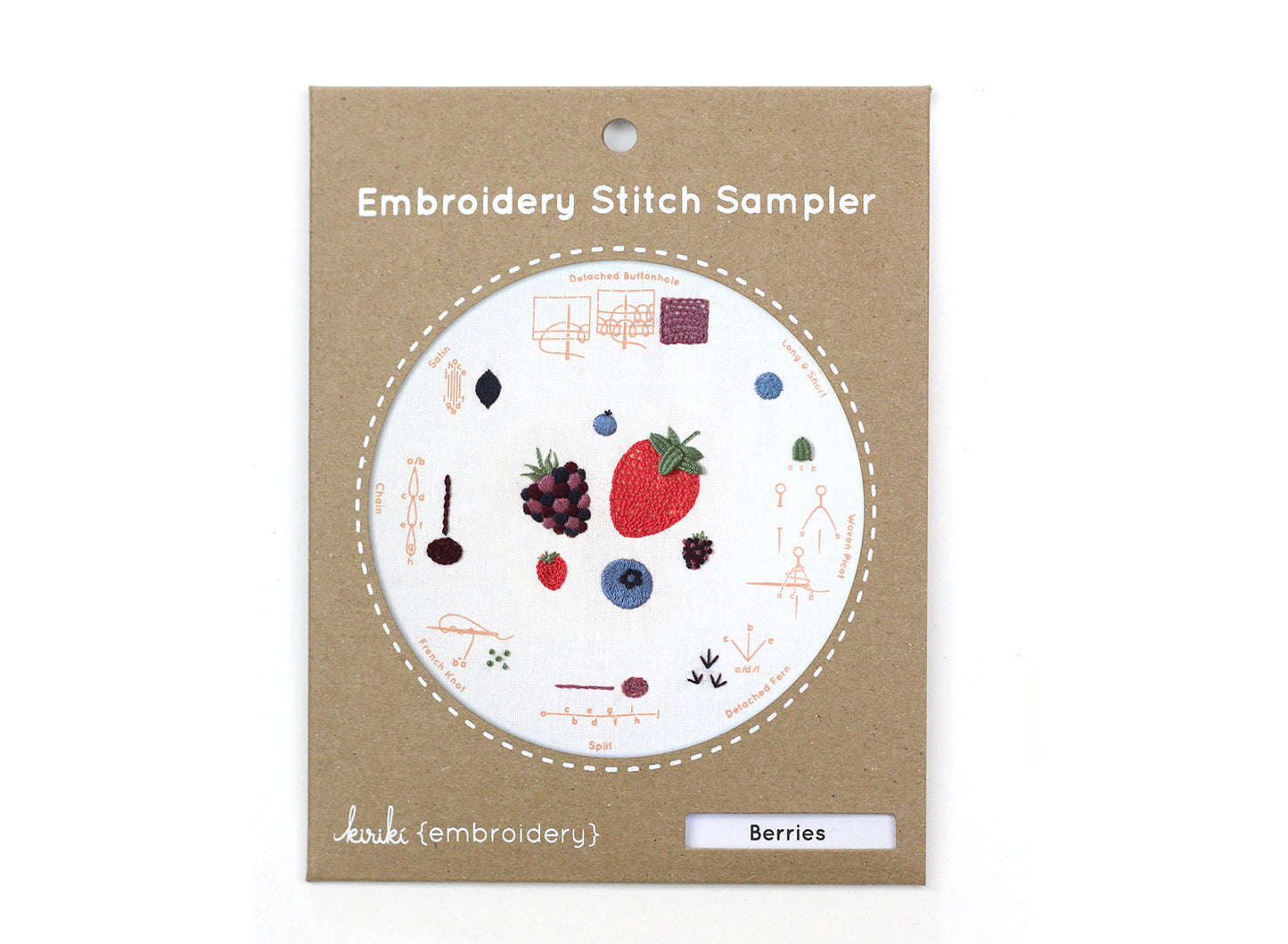 Kiriki Press - BERRIES Embroidery Stitch Sampler