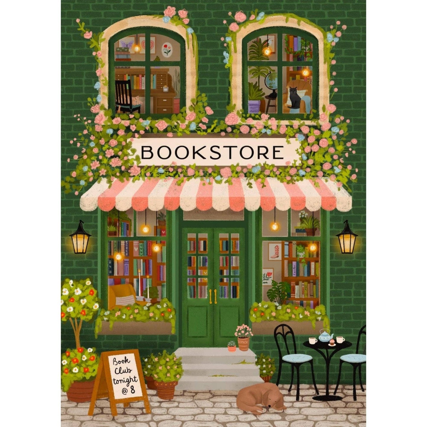 Villager Puzzles - Emerald Bookstore | 1000-Piece Puzzle