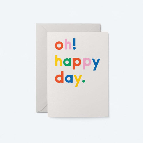 Graphic Factory - OH HAPPY DAY Card