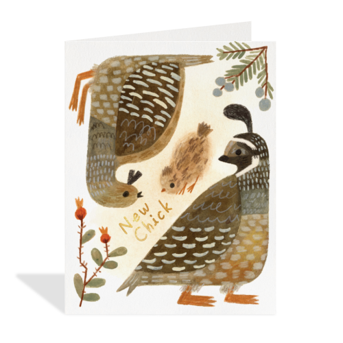 Halfpenny Postage - NEW CHICK Card