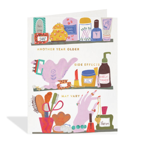 Halfpenny Postage - BIRTHDAY SIDE EFFECTS Cards
