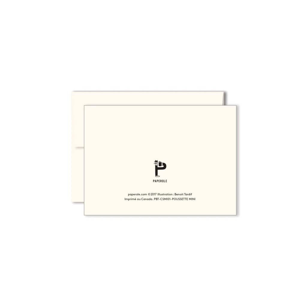 Paperole - STROLLER Miniature Greeting Card