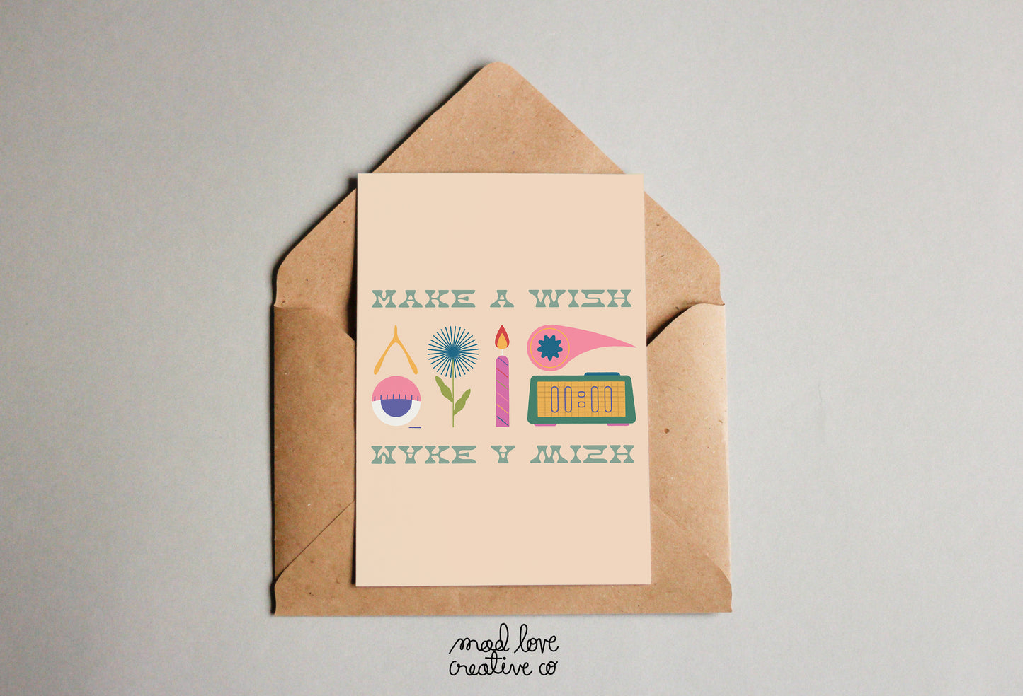 Mad Love Creative Co. - Make a Wish Card