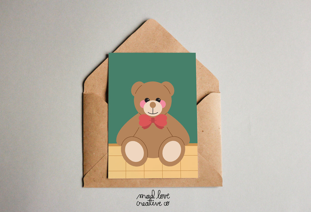 Mad Love Creative Co. - Teddy Bear Card