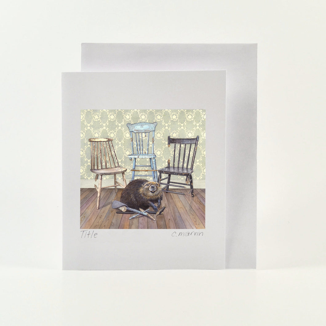Cori Lee Marvin - BEAVERS WILL BE BEAVERS Art Card