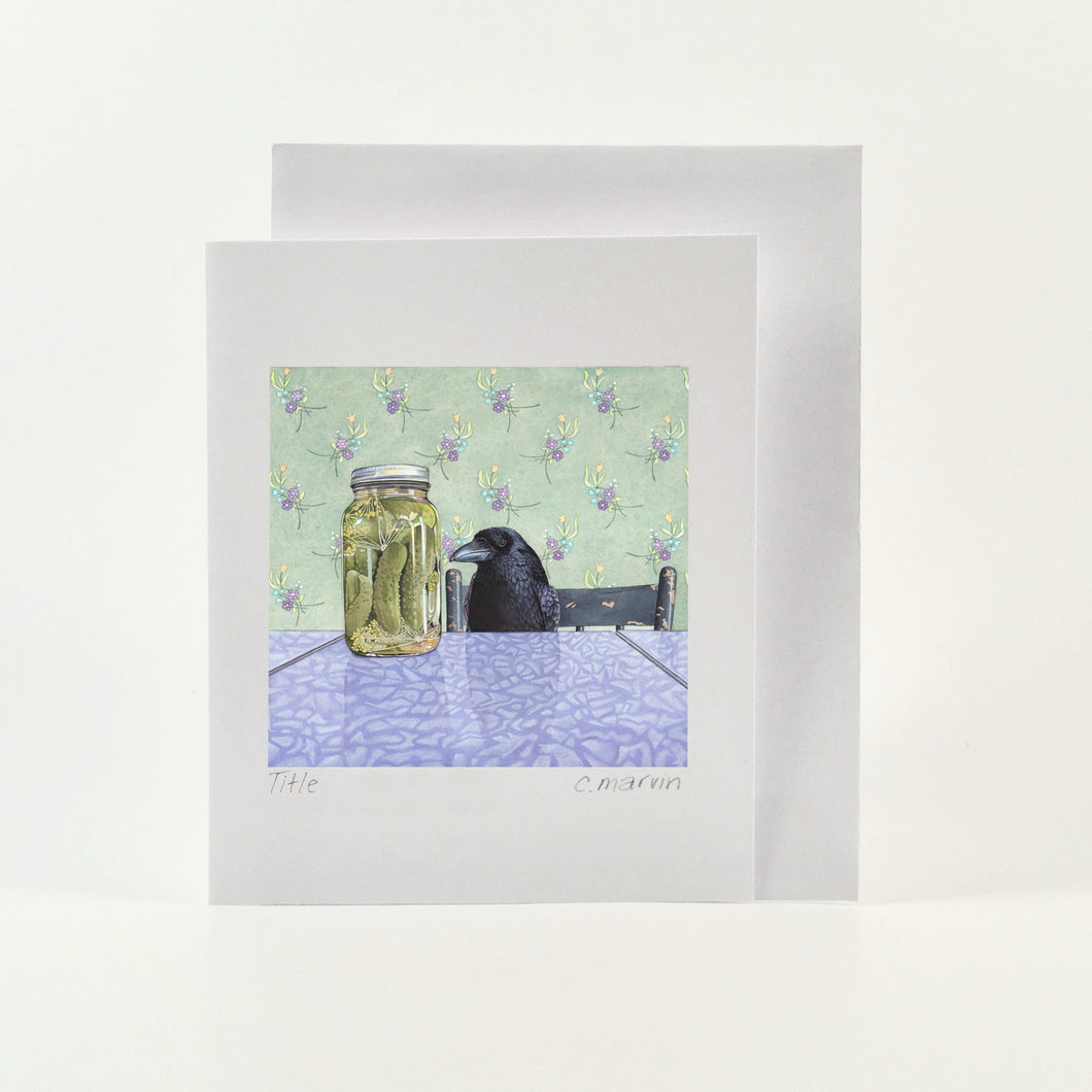 Cori Lee Marvin - CROW WANTS A PICKLE Art Card