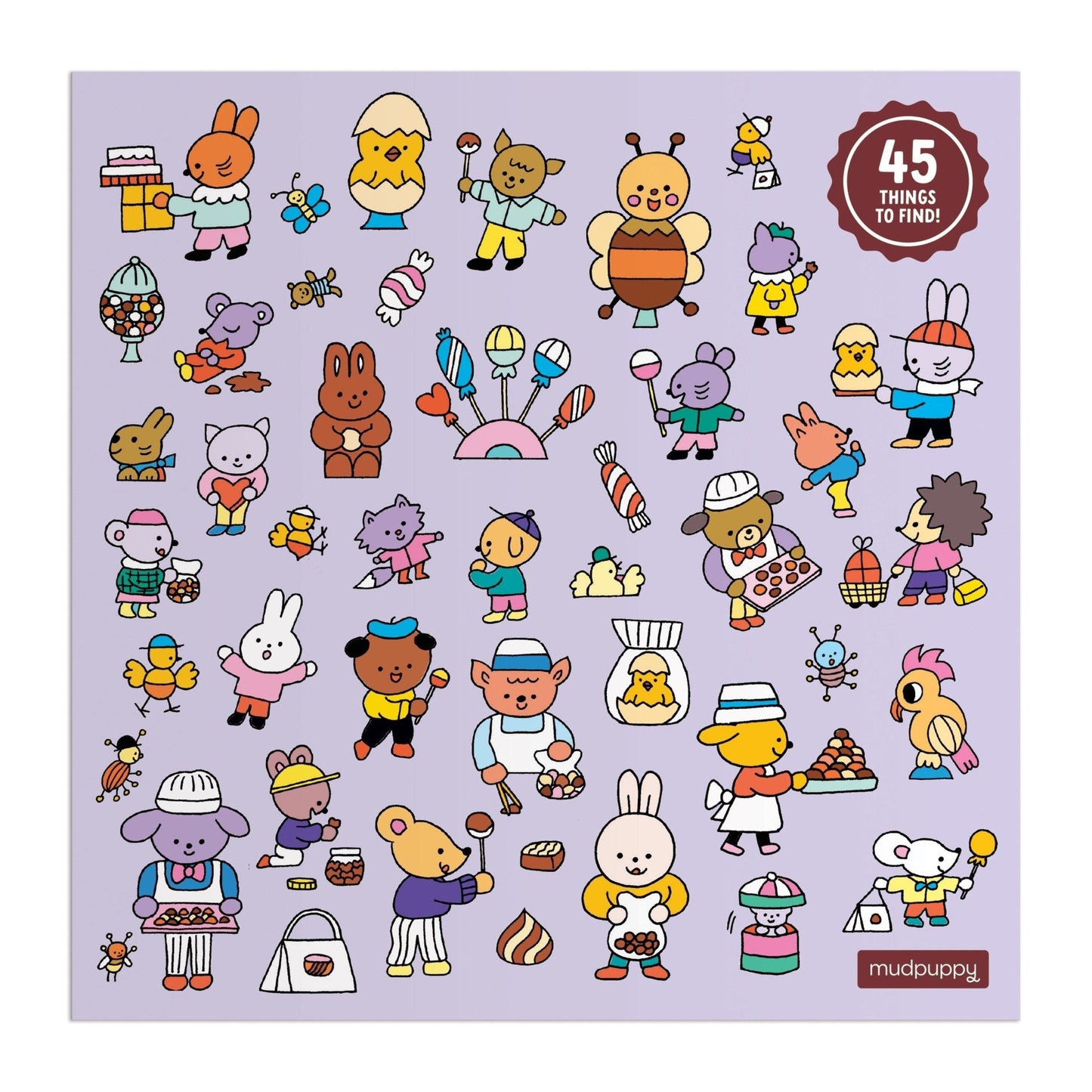 mudpuppy - CHOCOLATE SHOP Search + Find Puzzle (500-Pieces)