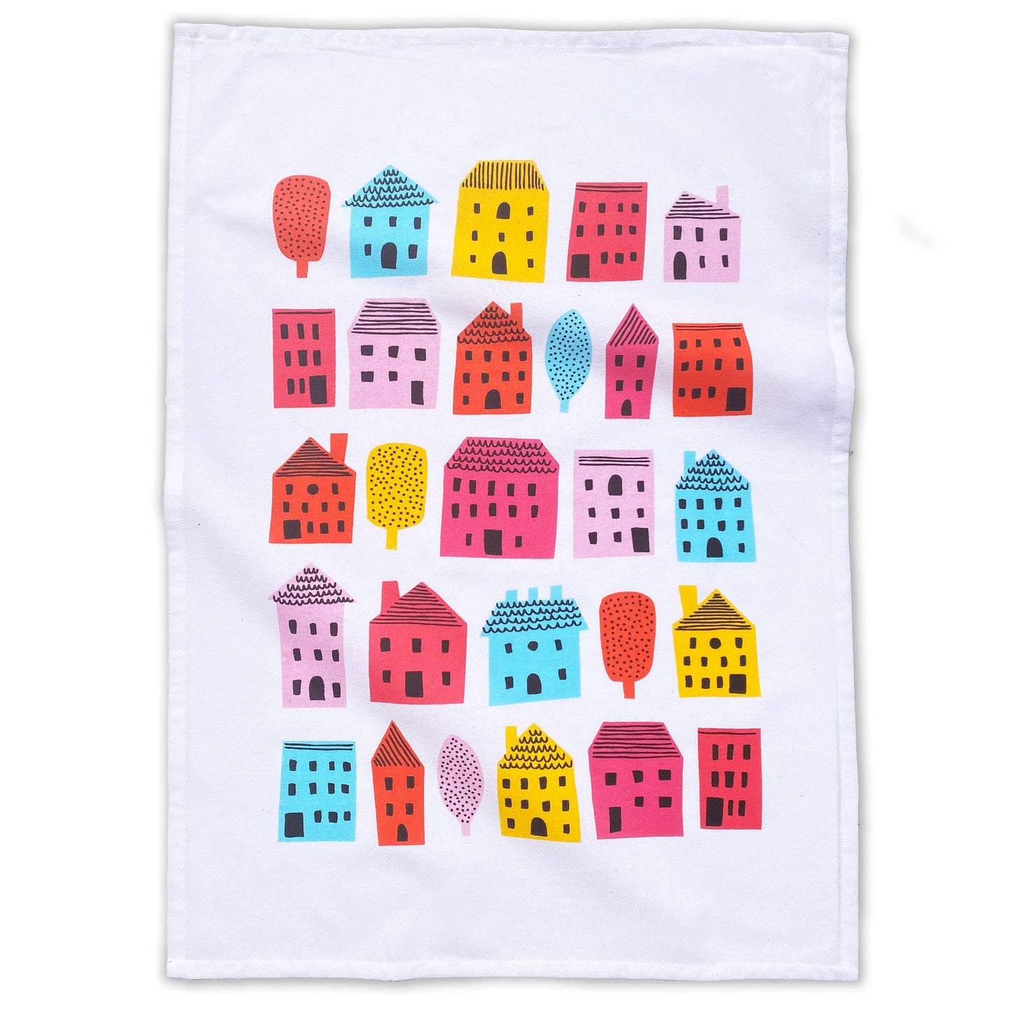 Badger & Burke - Little Houses Tea Towel