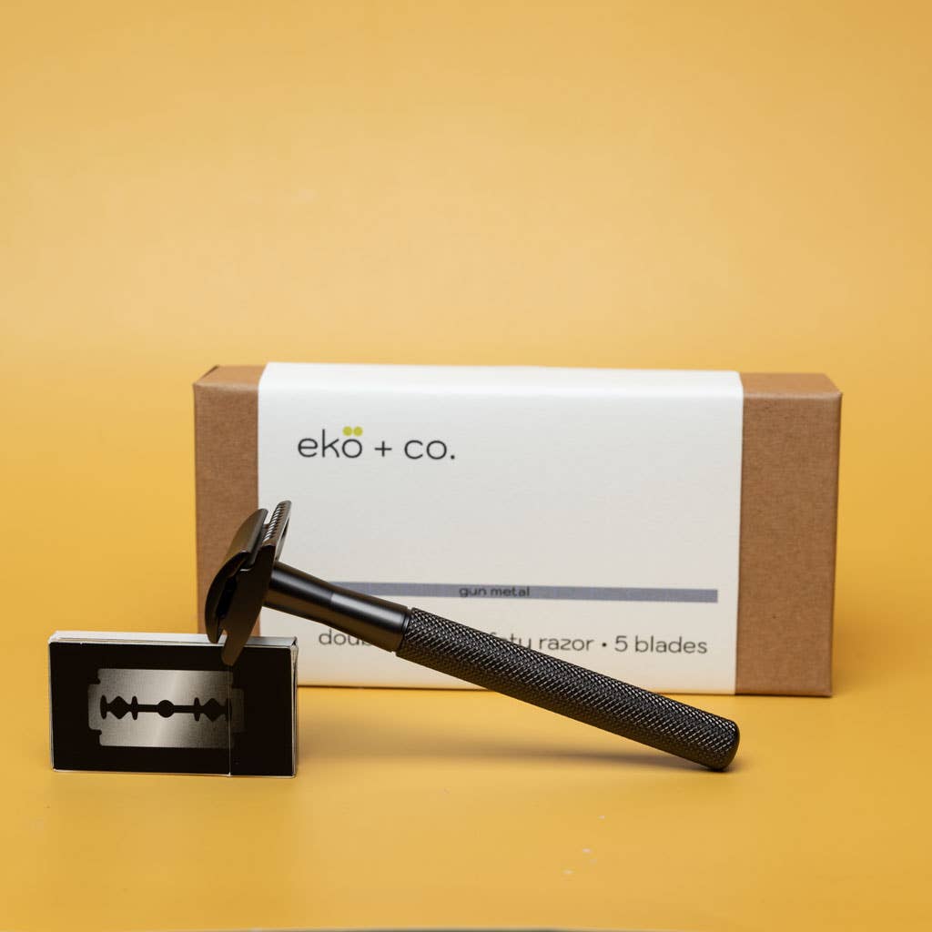 ekö + co. - SILVER Double Edge Safety Razor + Blades