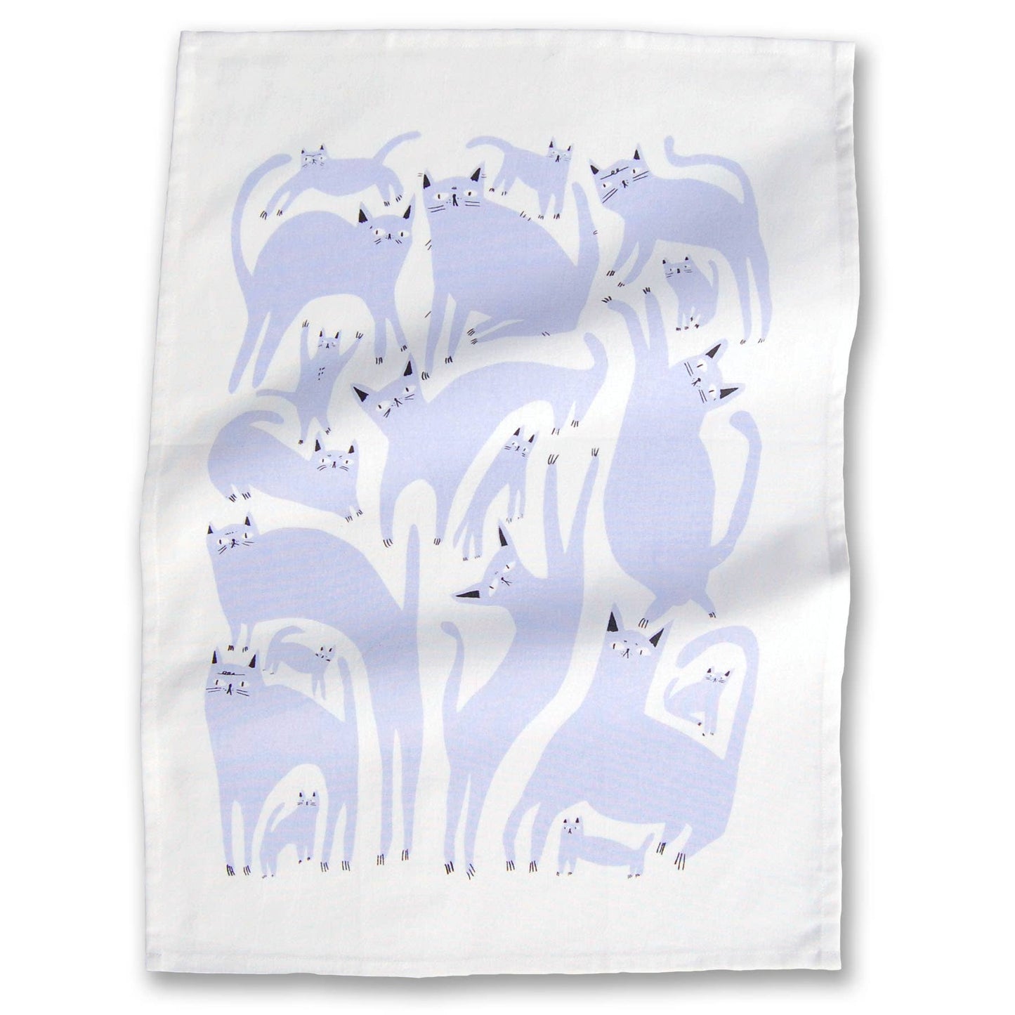 Badger & Burke - Lavender Cats Tea Towel