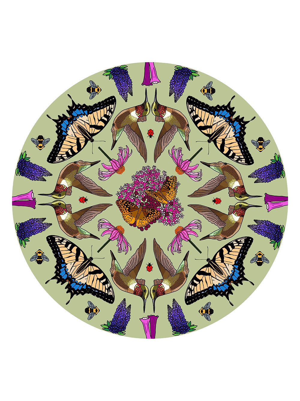 Ella Mollie - THE POLLINATORS DANCE Art Print