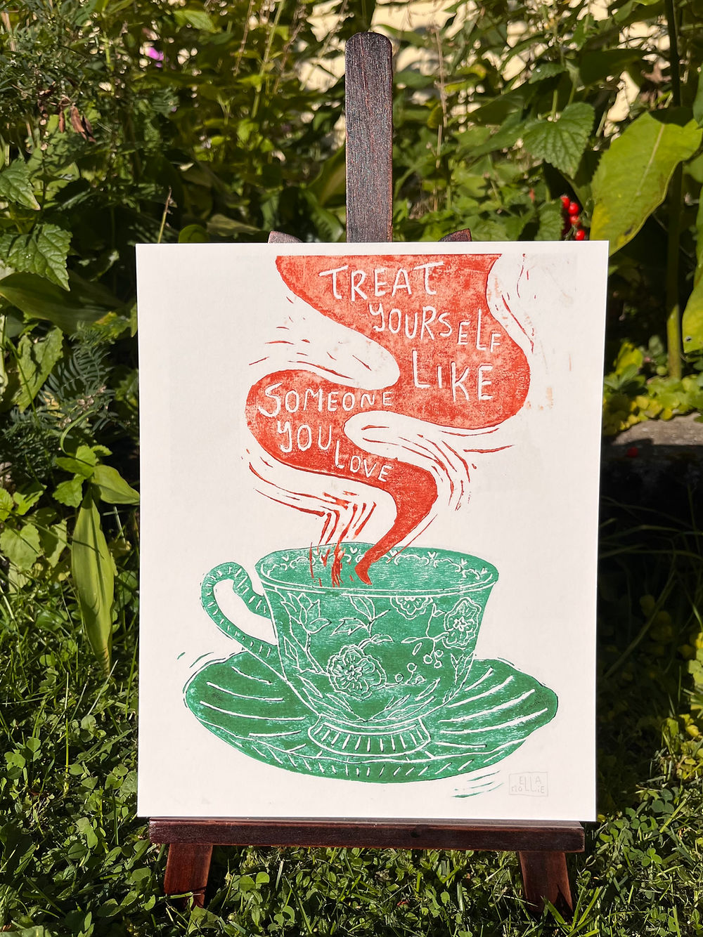 Ella Mollie - TREAT YOURSELF Art Print