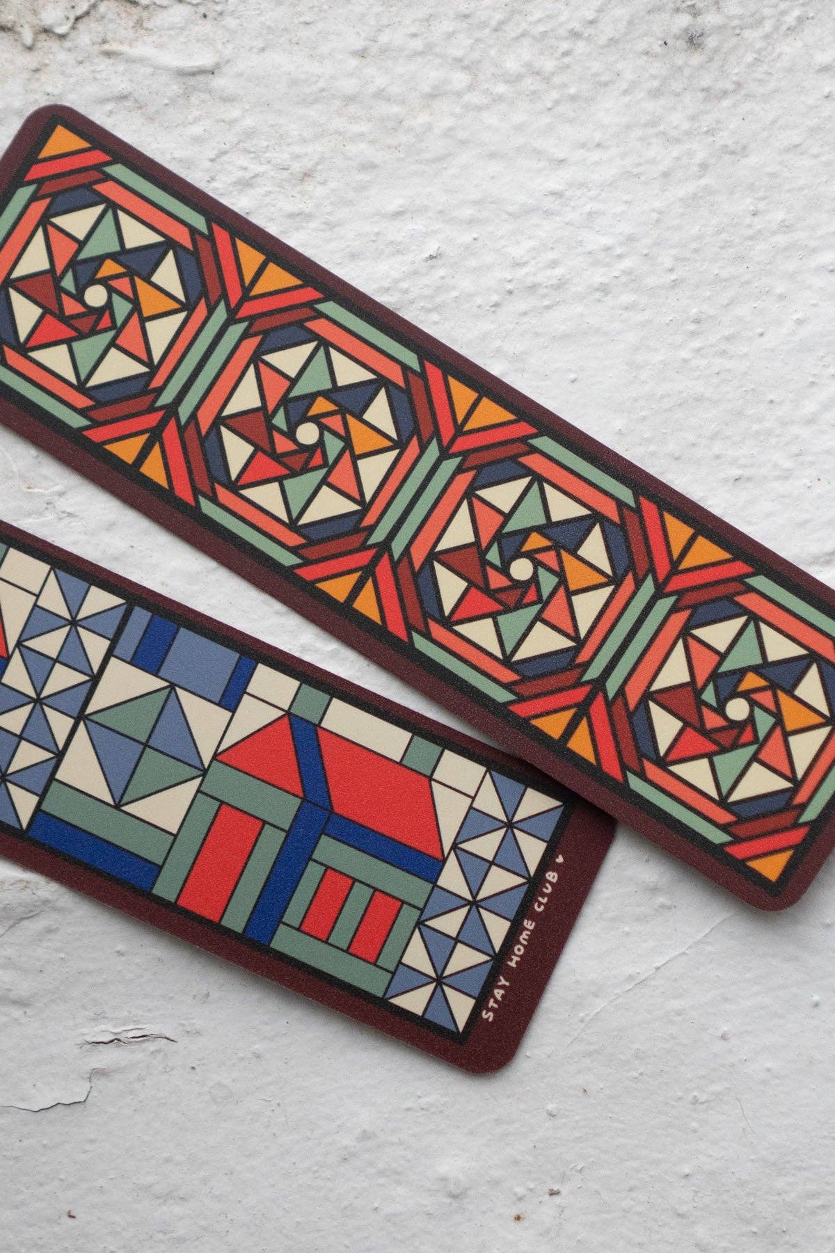 Stay Home Club - MIXED PATCHWORK QUILTING Bookmark