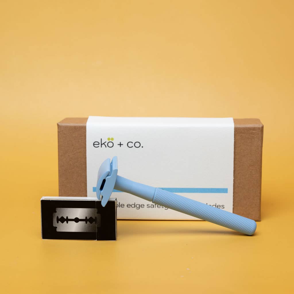 ekö + co. - SILVER Double Edge Safety Razor + Blades