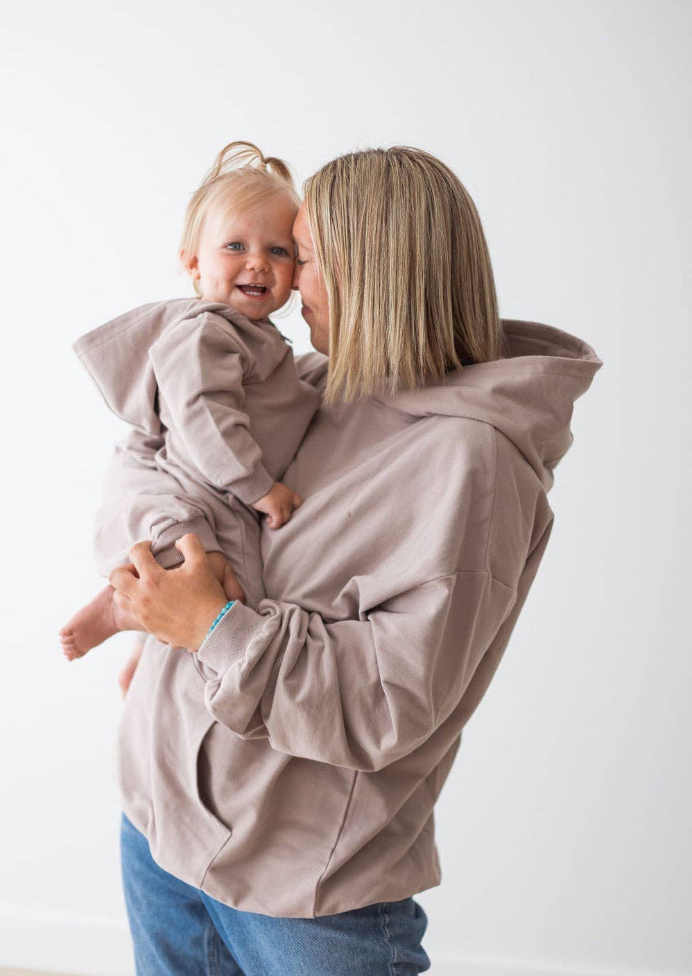 Mila & Co. - Hoodie Romper | Pale Mulberry