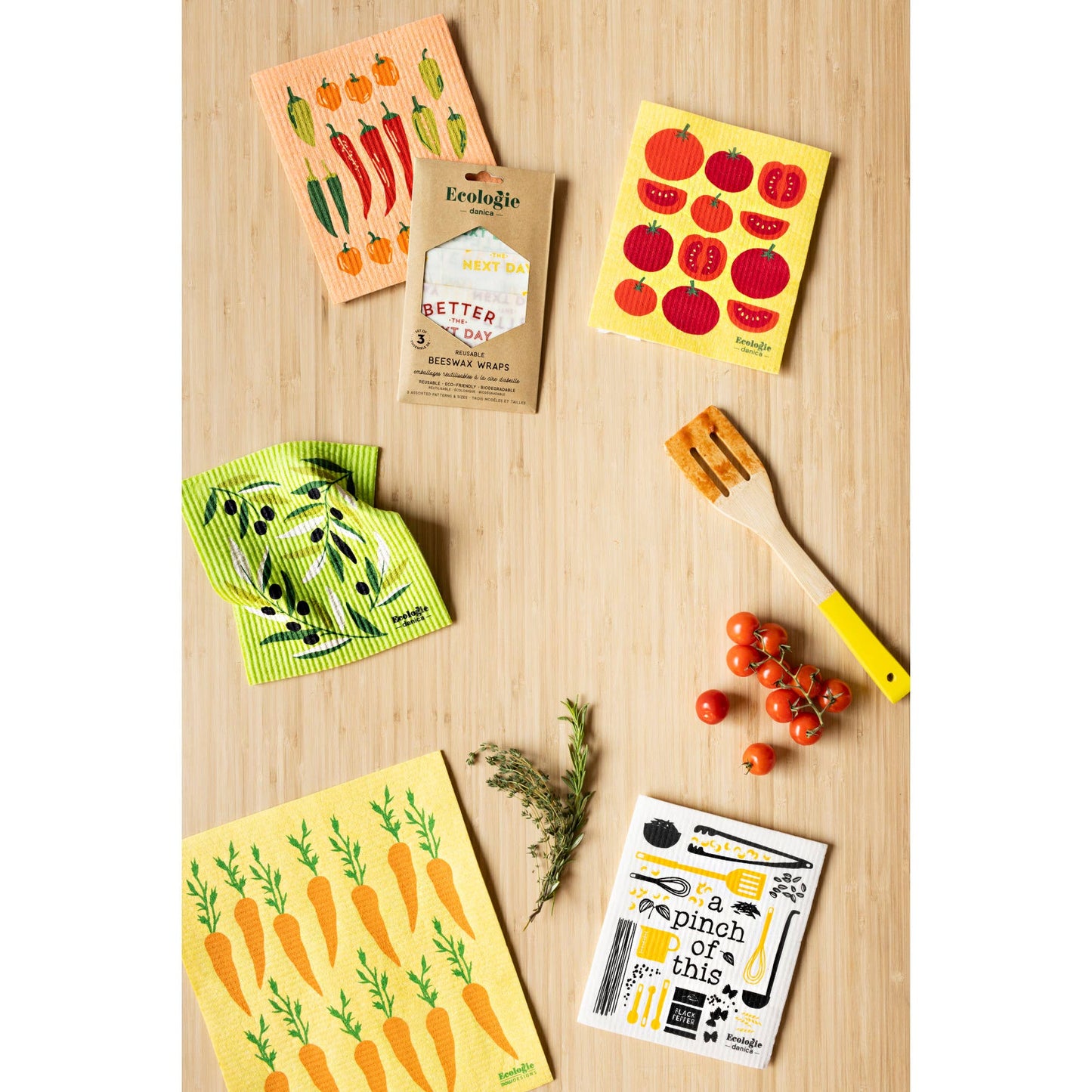 Ecologie - Tomatoes Swedish Dishcloth