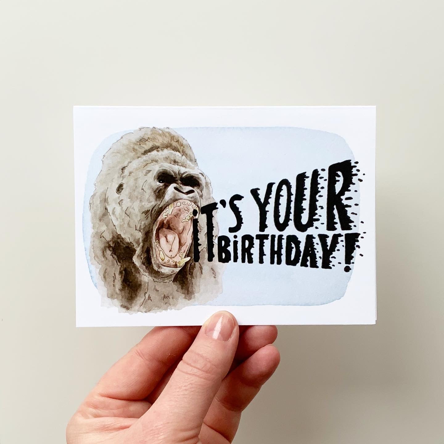 Critter Co. - GORILLA BIRTHDAY Card