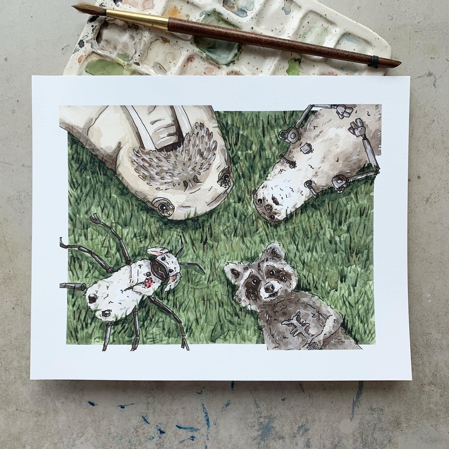 Critter Co. - INTO THE FOREVER AND BEAUTIFUL SKY Print (8" X 10")