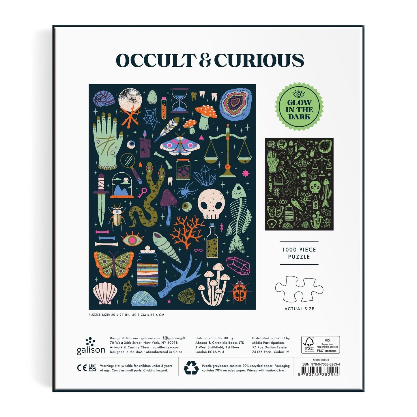 Galison - OCCULT & CURIOUS Puzzle (1000-Pieces)