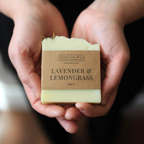 The Lovely Soap Co. - LAVENDER & LEMONGRASS Bar Soap
