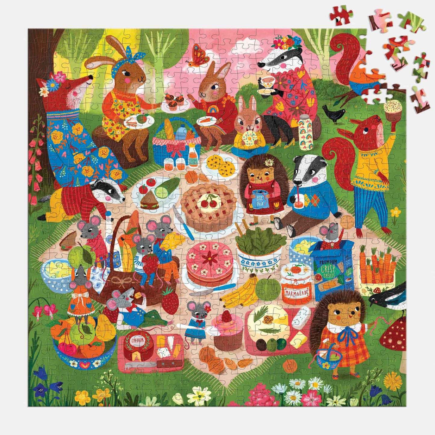mudpuppy - WOODLAND PICNIC Puzzle (500-Pieces)