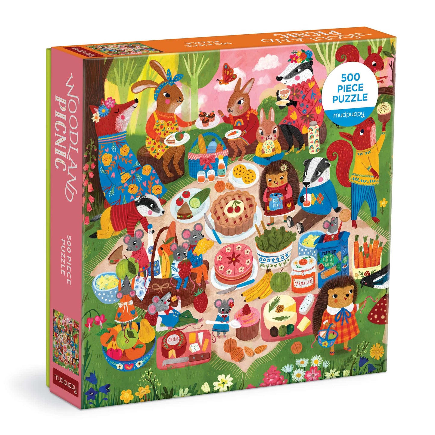 mudpuppy - WOODLAND PICNIC Puzzle (500-Pieces)