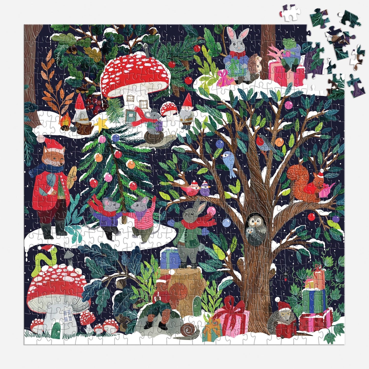 Galison - YULETIDE FOREST Puzzle (500pc)