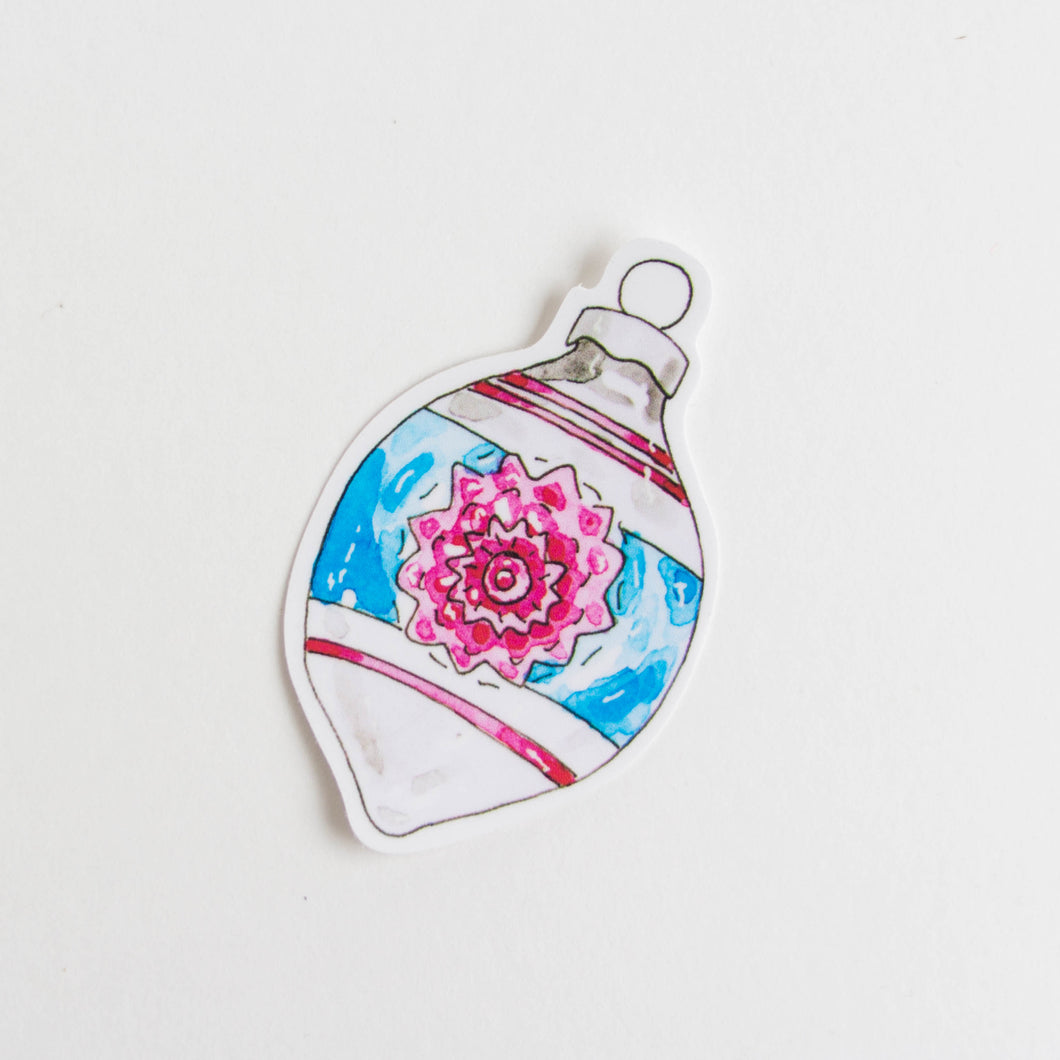 vintage ornament sticker