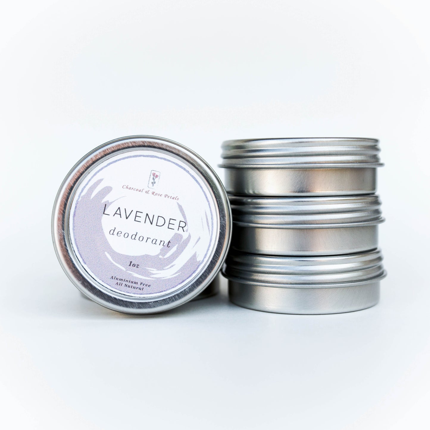 Charcoal and Rose Petals - Lavender Deodorant
