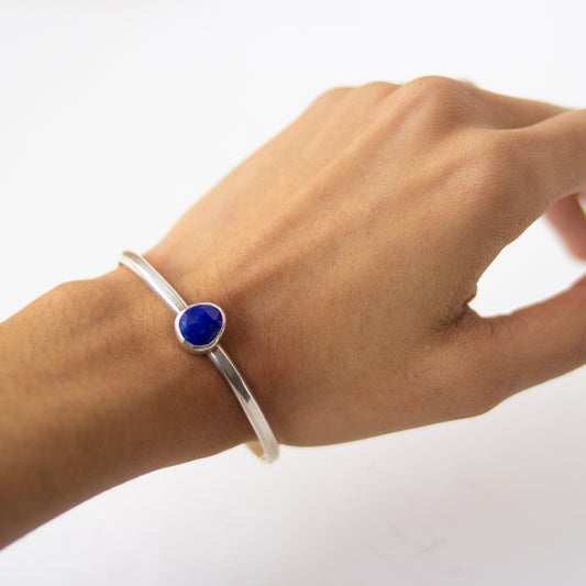 The Inspired I - Lapis Cuff Bracelet