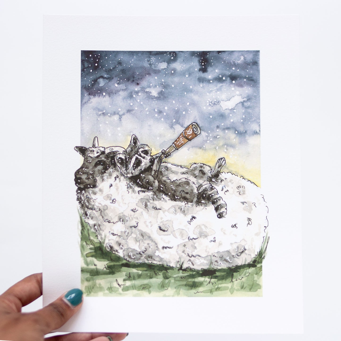 Critter Co. - STARGAZING BUDDIES Print (8" X 10")