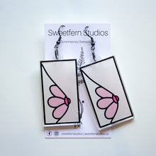 Flower Tits- Acrylic Earrings