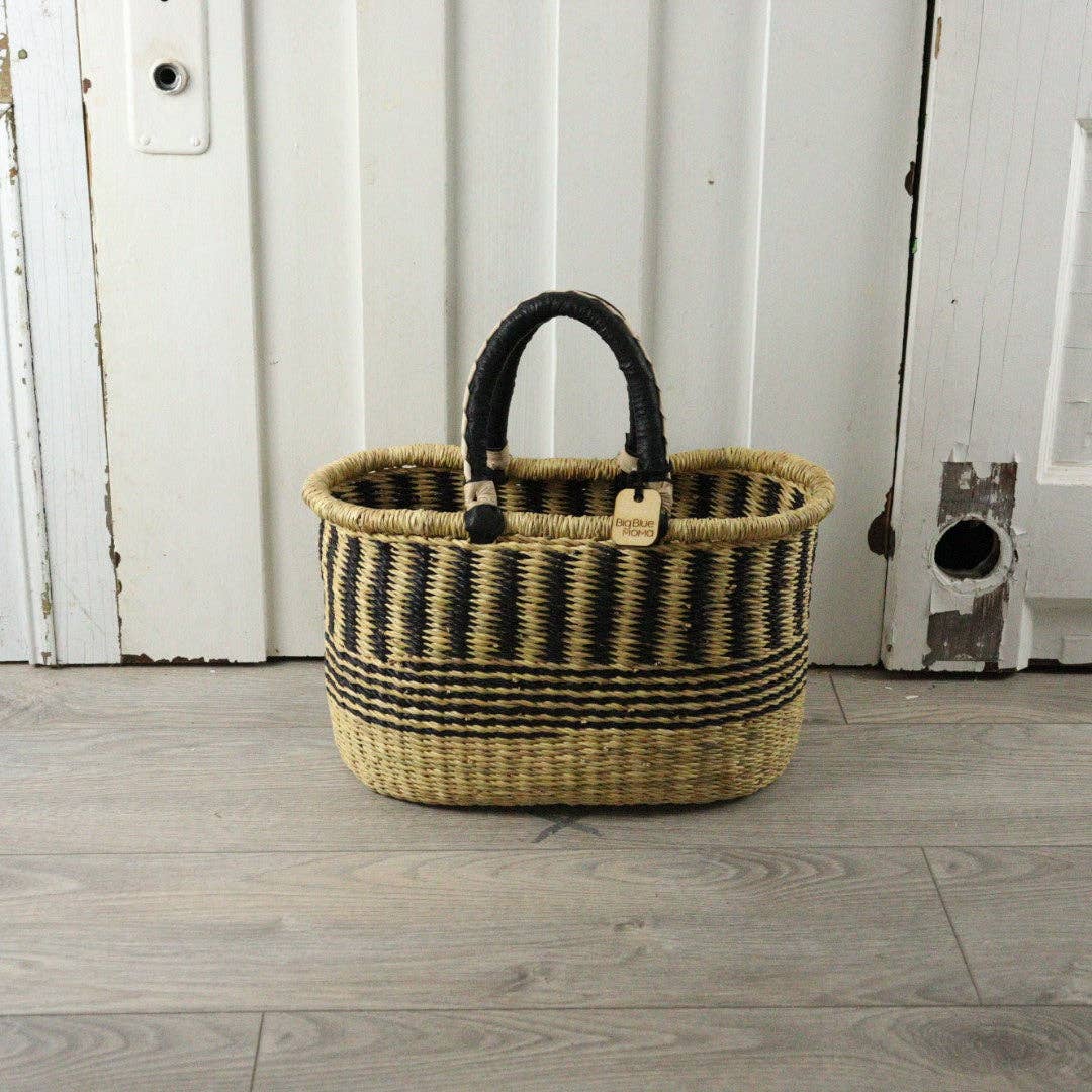 Big Blue Moma - Bolga Basket MEDIUM OVAL (Variety of Colours)