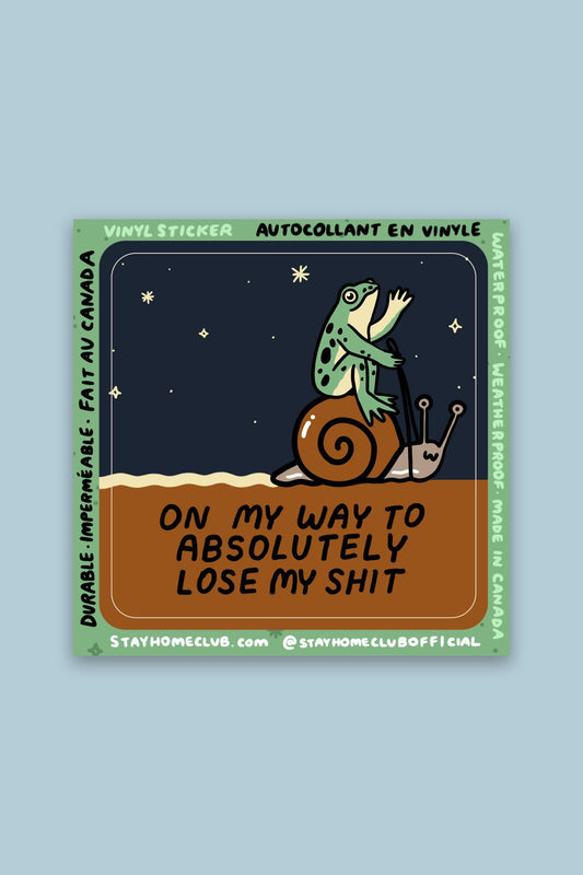 Stay Home Club - LOSE MY SHIT Sticker