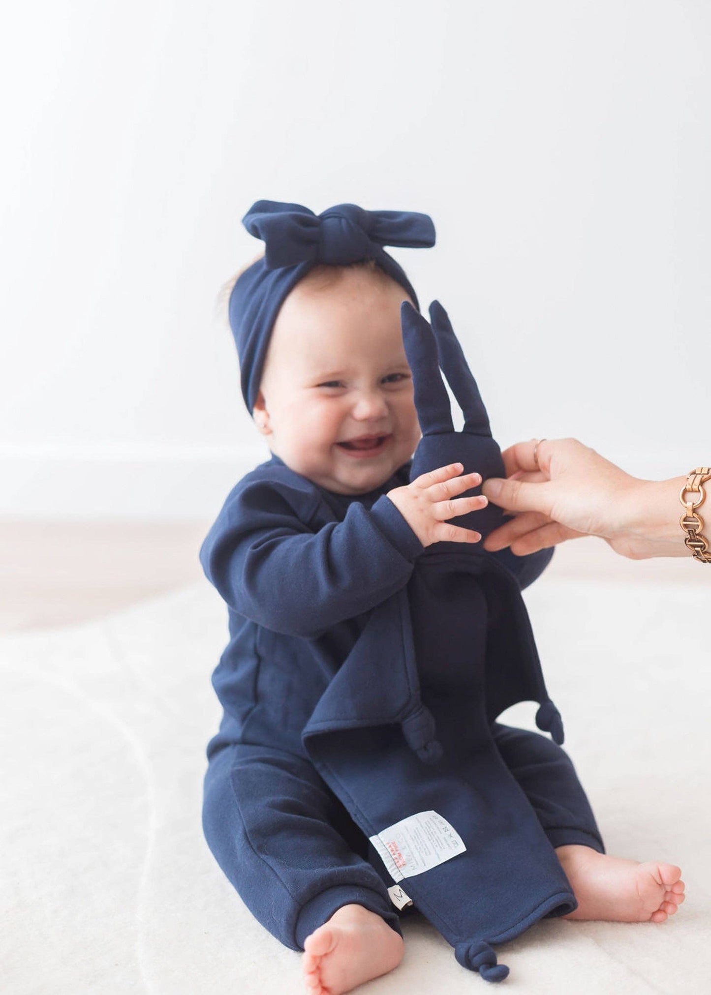 Mila & Co. - Brushed Bunny Lovey | Deep Blue