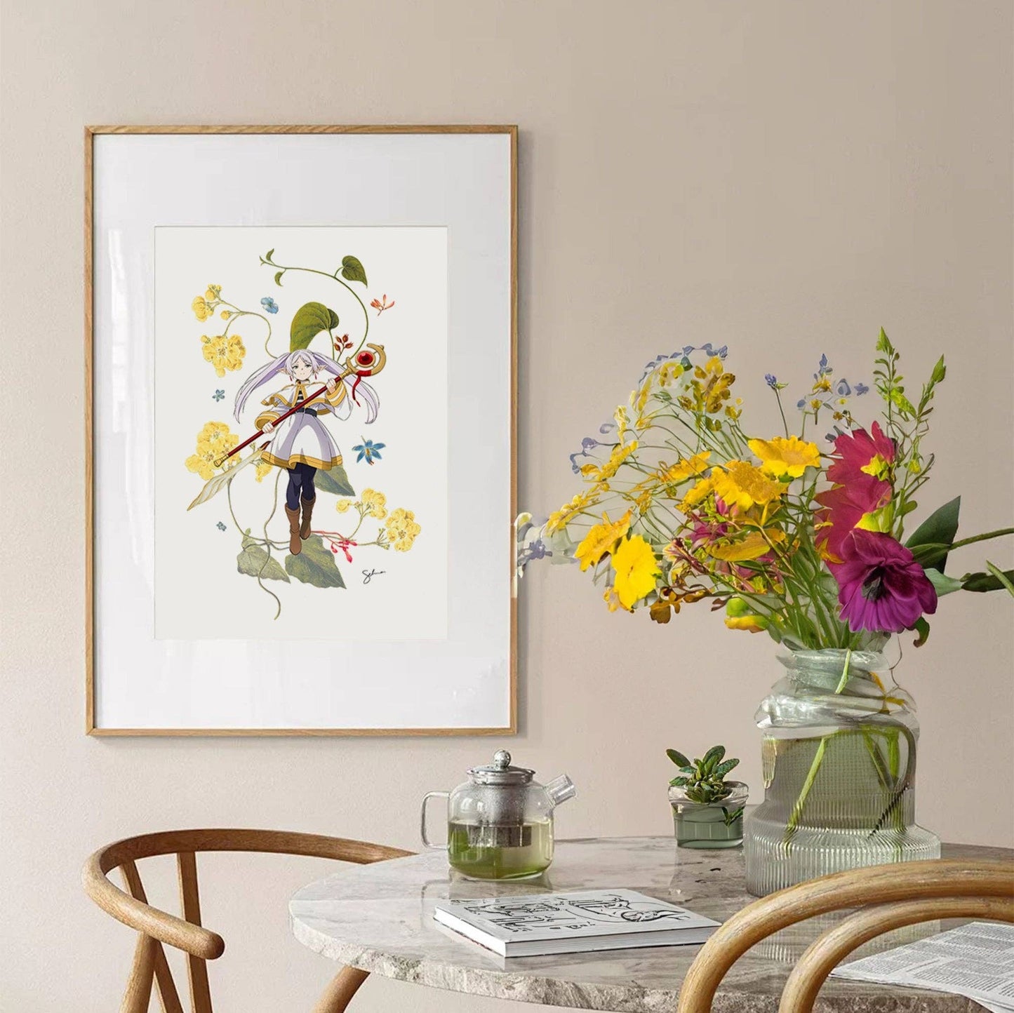 Clever Clippings - Field of Blooming Bonds (11"x14")