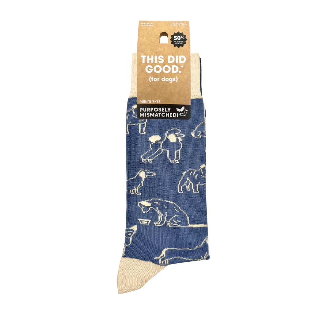 Friday Sock Co. - Men's Dogs This Did Good Mismatched Socks
