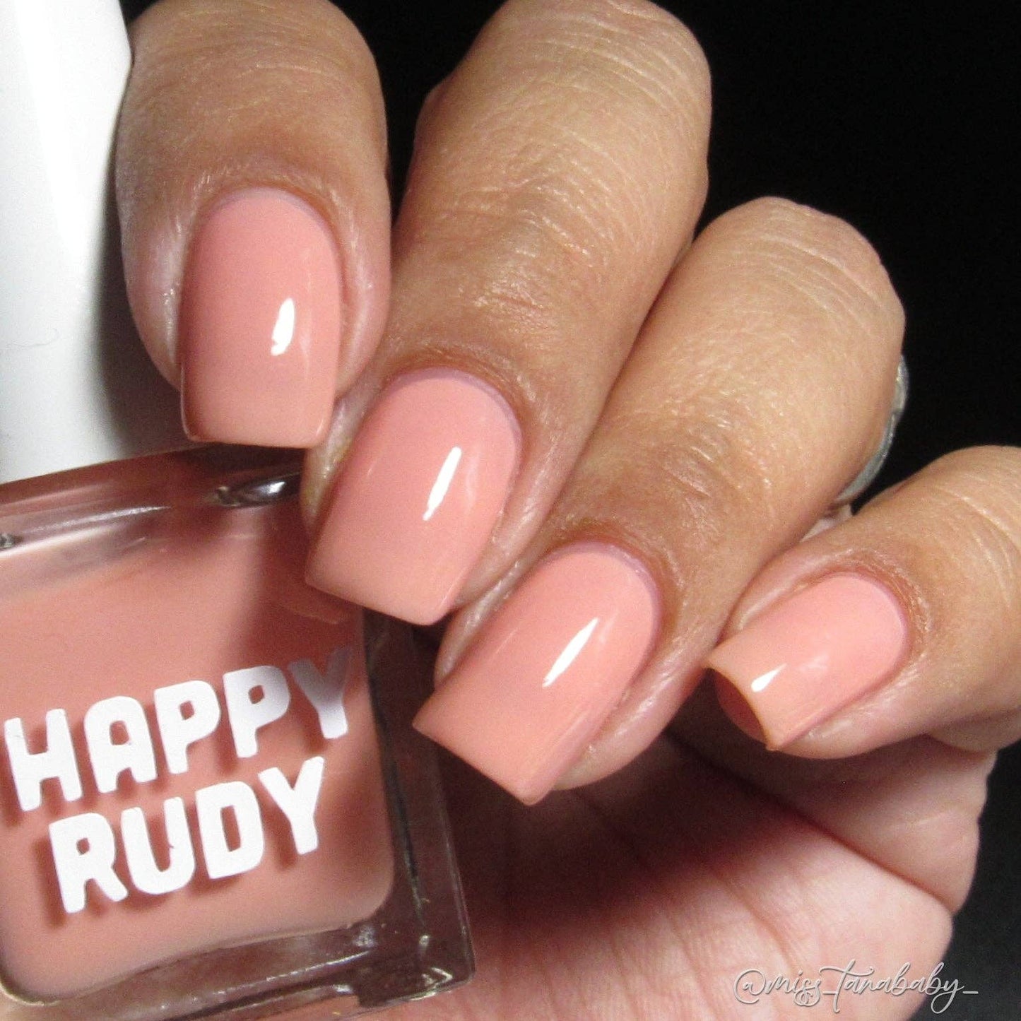 Happy Rudy - Bacchanal | Vegan Nail Polish | Pink Coral | Crème