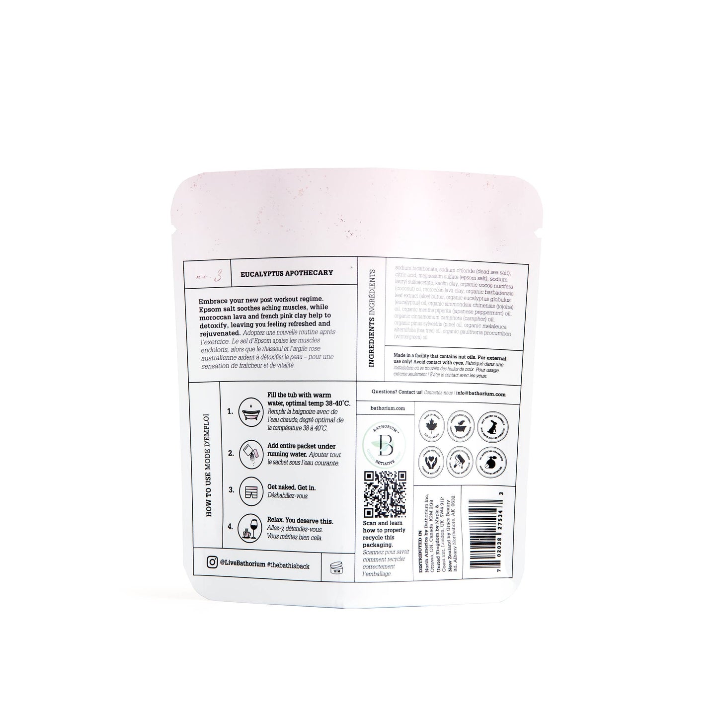 Bathorium - Eucalyptus Apothecary Crush Bath Soak (120g)