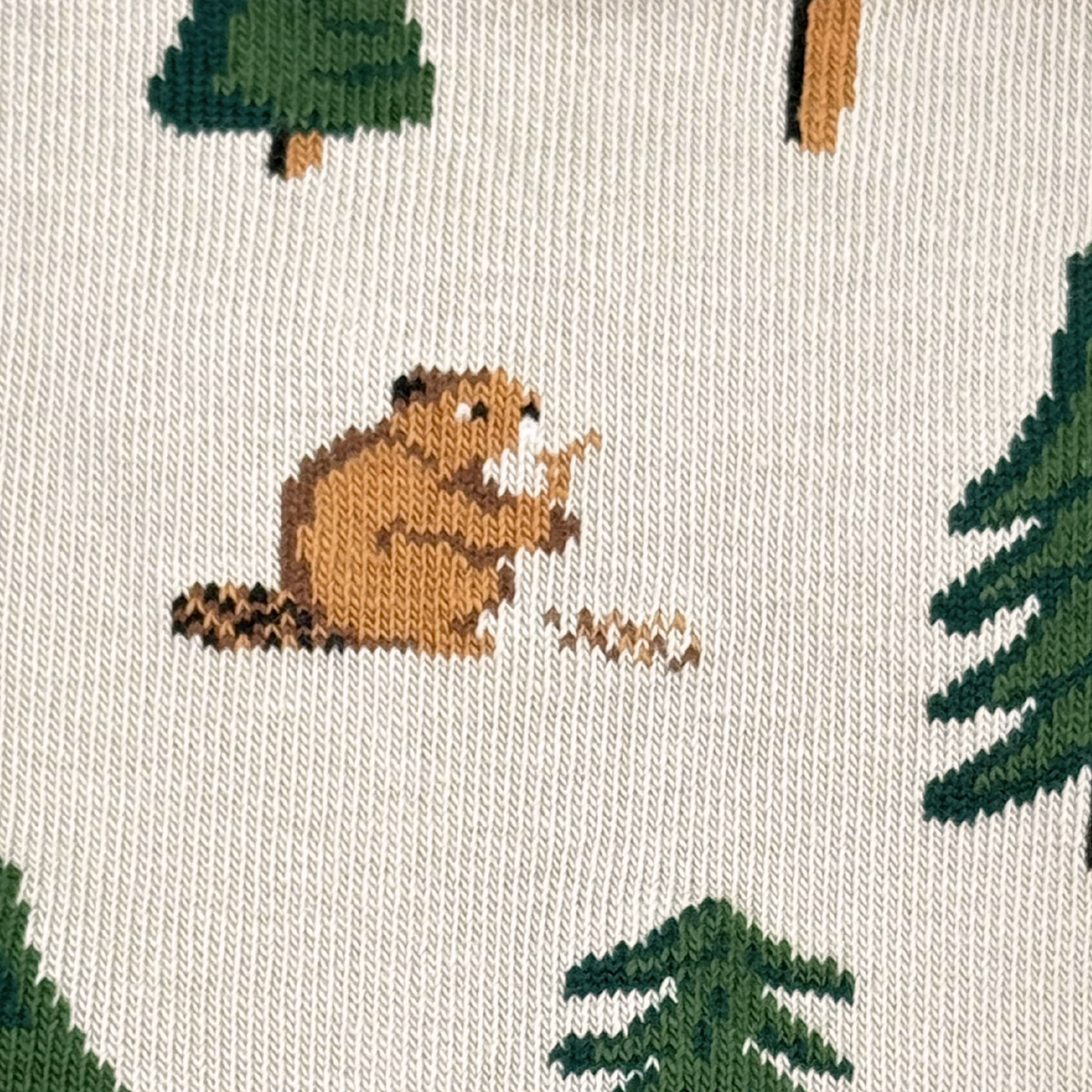 Friday Sock Co. - Men's Socks Bear in Hat and Trees