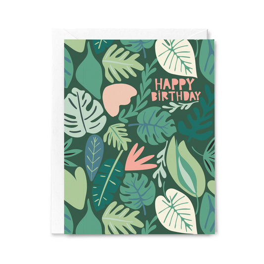 Happy Just Happy - HAPPY BIRTHDAY PLANTS Greeting Card