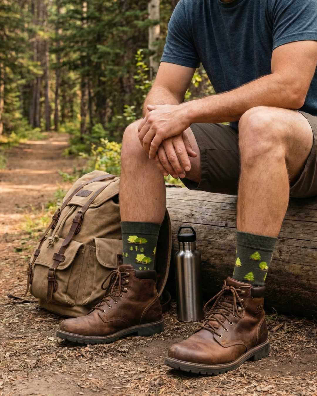 Friday Sock Co. - Men's Trees This Did Good Socks