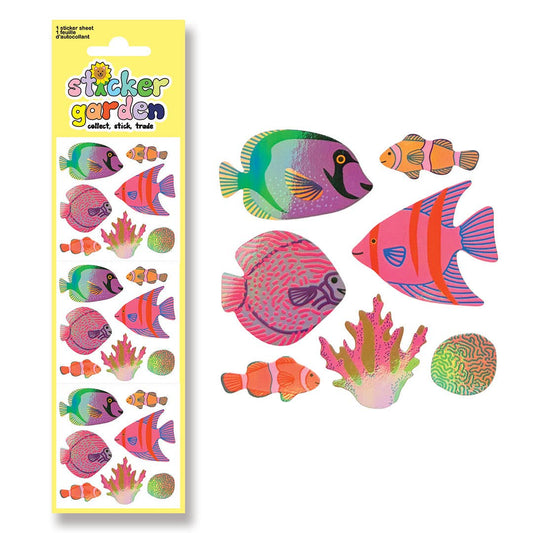 Sticker Garden - Pearl Colourful Tropical Fish