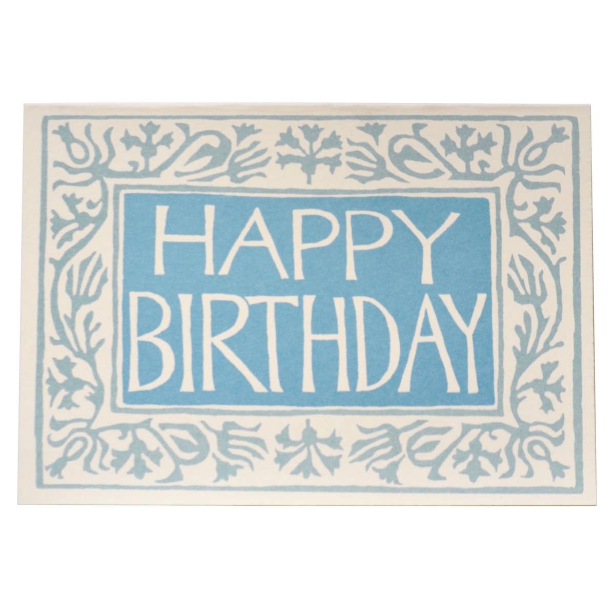 Cambridge Imprint - Card Happy Birthday Arabesque Blue