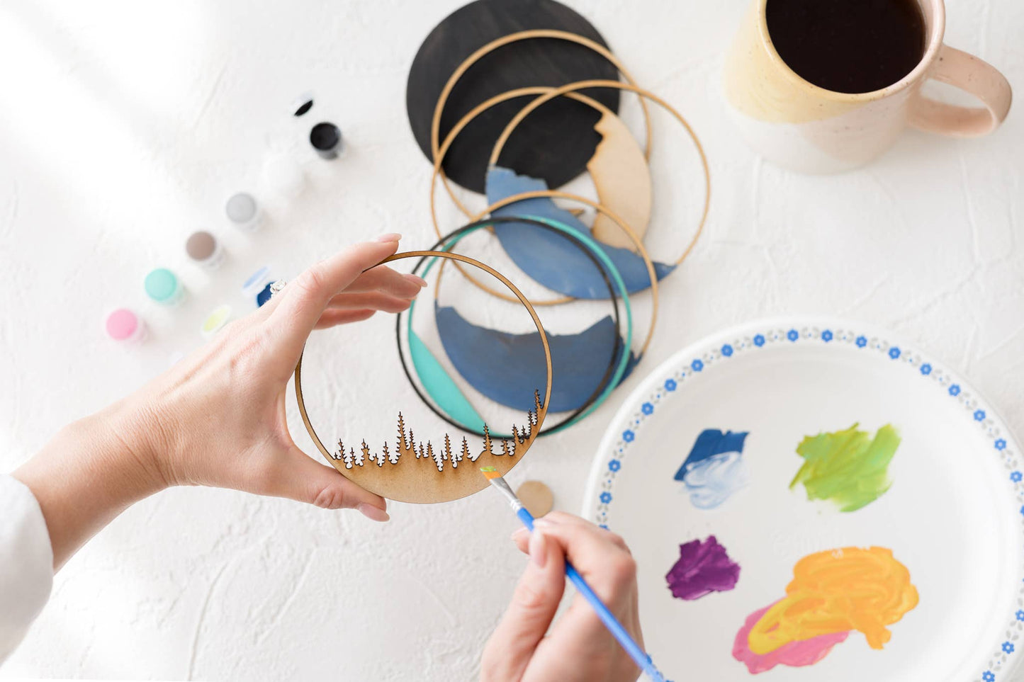 Our Little Makery - Northern Lights Shadow Box Kit