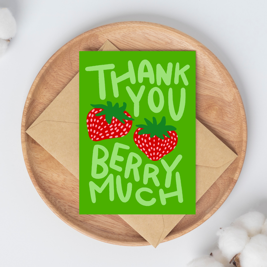 KÜKOO - BERRY THANKS Card