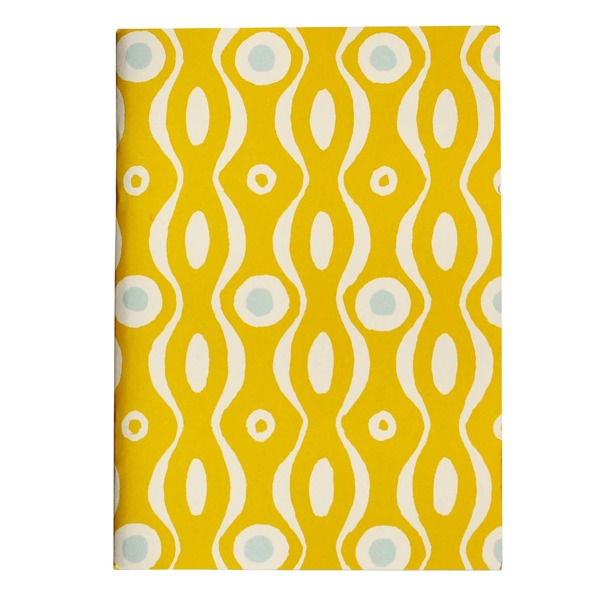 Cambridge Imprint - Pocket Notebook Persephone Mustard and Pale Turquoise