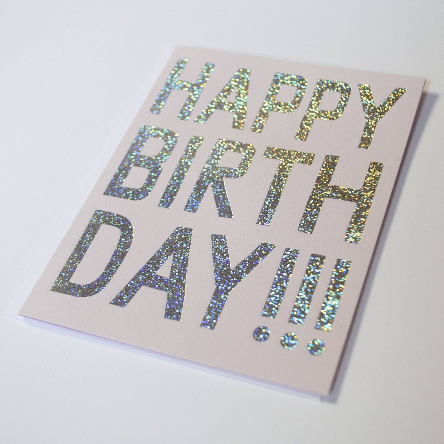 Banquet Workshop - Glitter Hologram Foil Birthday Card