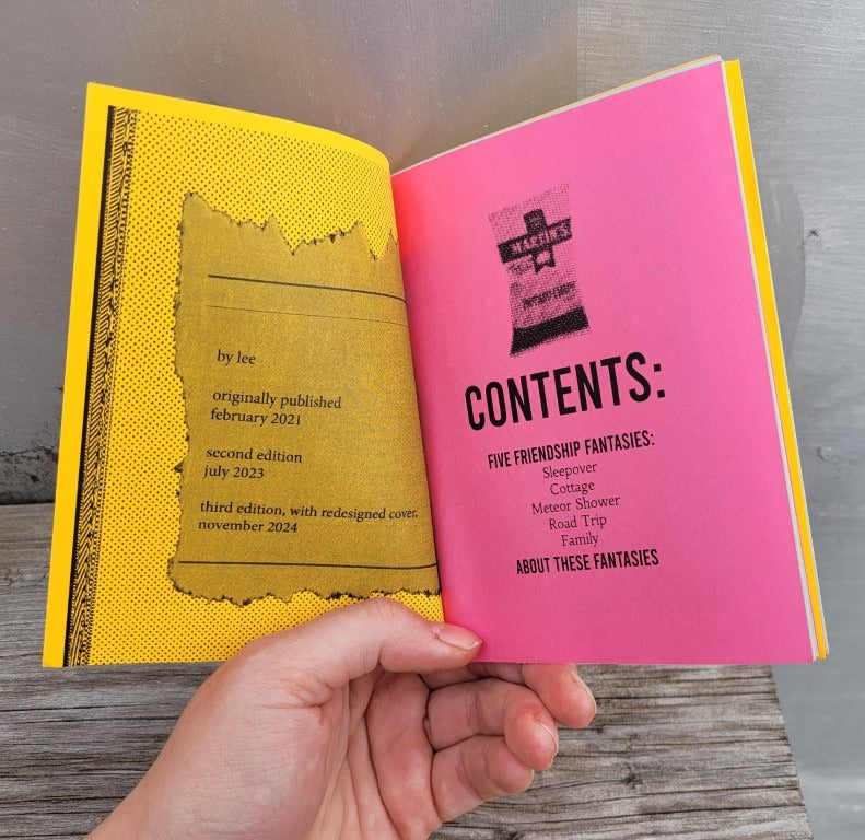 Sheer Spite Press - FIVE FRIENDSHIP FANTASIES Zine
